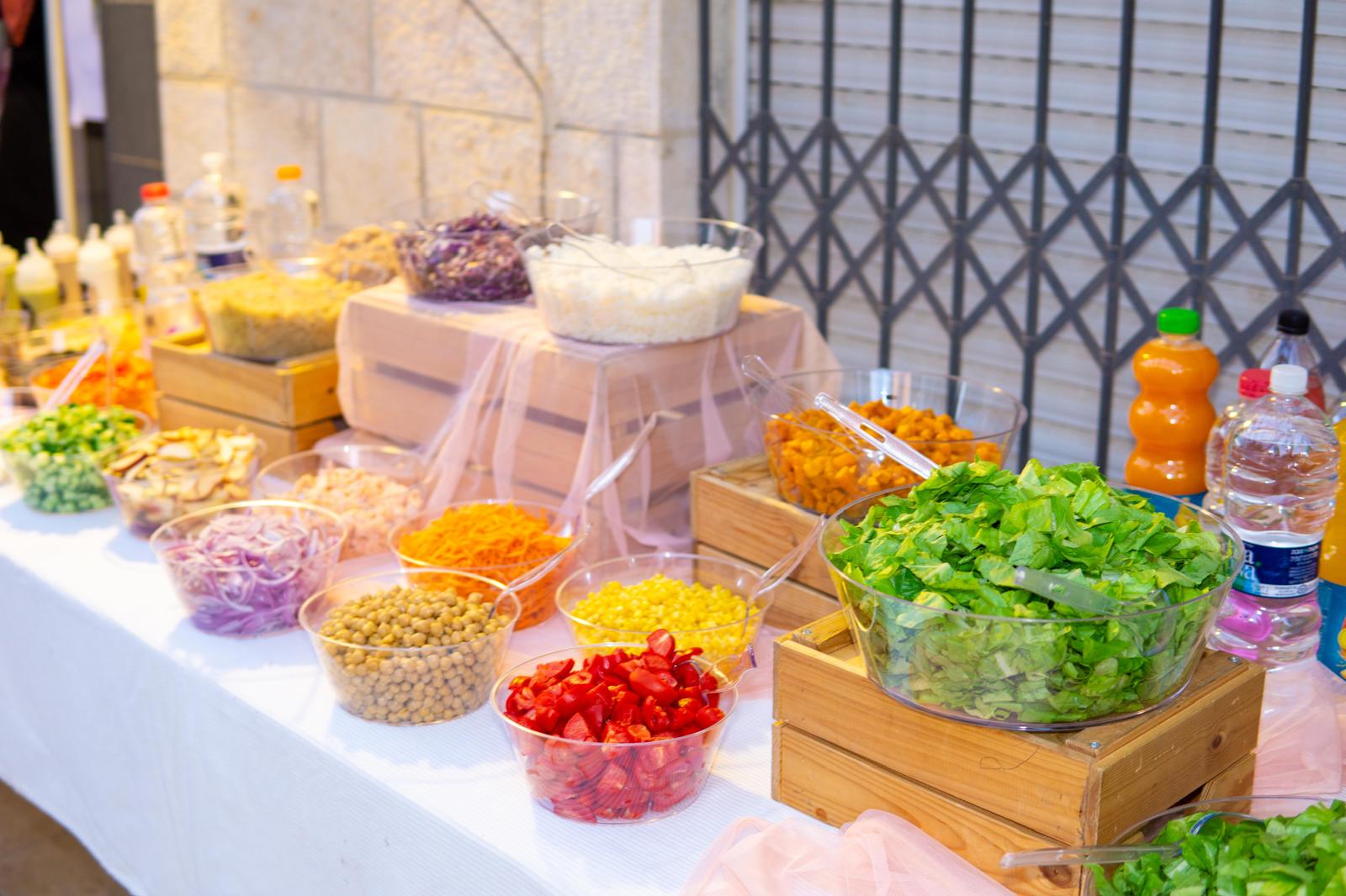 Premium catering presentation